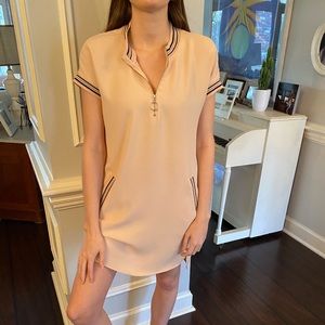 Zara sporty quarter zip dress